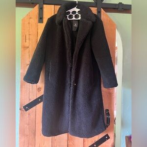 Long teddy coat, women’s size m